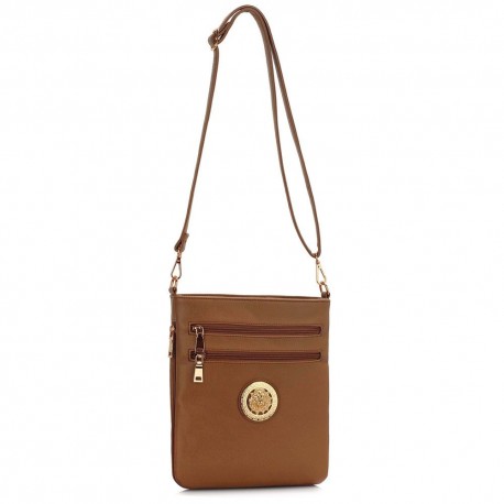 Tan Shoulder Cross Body Bag