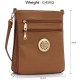 Tan Shoulder Cross Body Bag