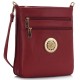 Burgundy Shoulder Cross Body Bag