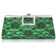 Green Elegant Floral Satin Lace Clutch Bag