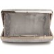 Psaníčko Silver Satin Clutch