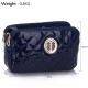 Navy Quilted Shoulder Bag