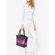 Purple Patent Two Tone Handbag